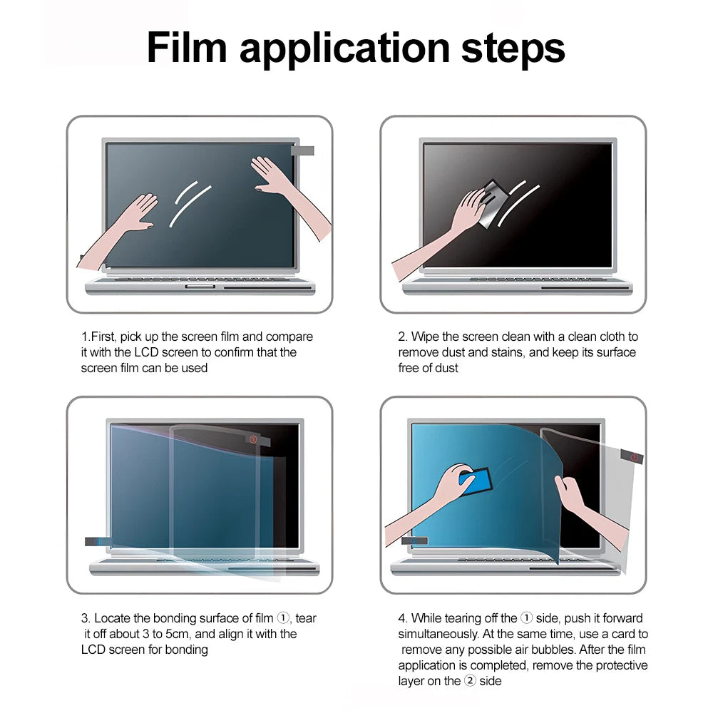 2 Pack Blue Light Blocking Macbook Screen Protector