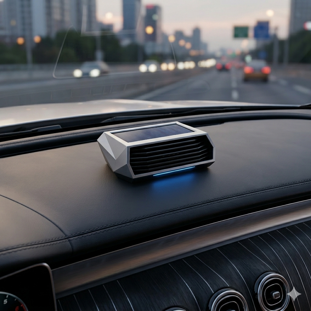 Solar-Powered Car Air Purifier
