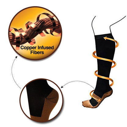Copper Compression Socks | 6-Pack