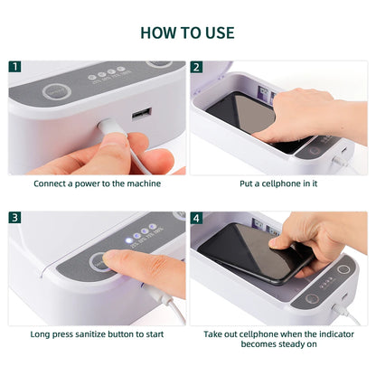 UV Sanitiser & Wireless Charger Phone Box