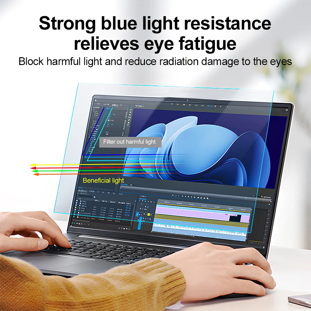 2 Pack Blue Light Blocking Macbook Screen Protector