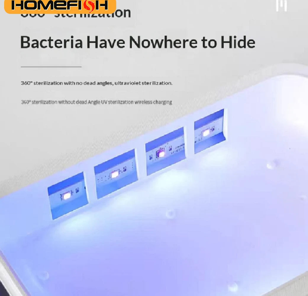 UV Sanitiser & Wireless Charger Phone Box