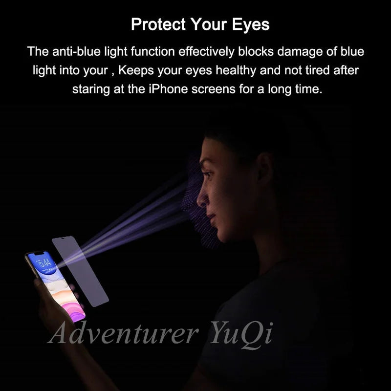 2 Pack Blue Light Blocking Screen Protector
