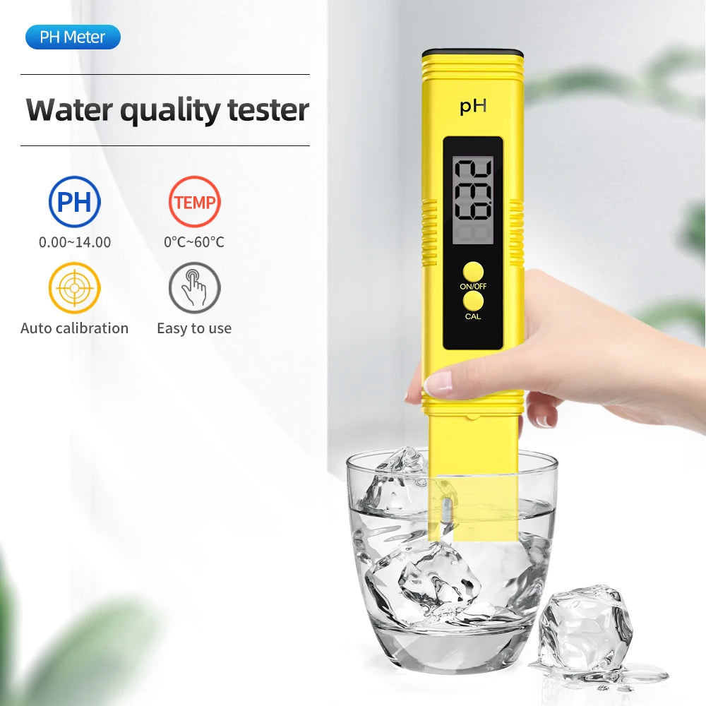 Digital pH Meter | Water Quality & Purity Tester