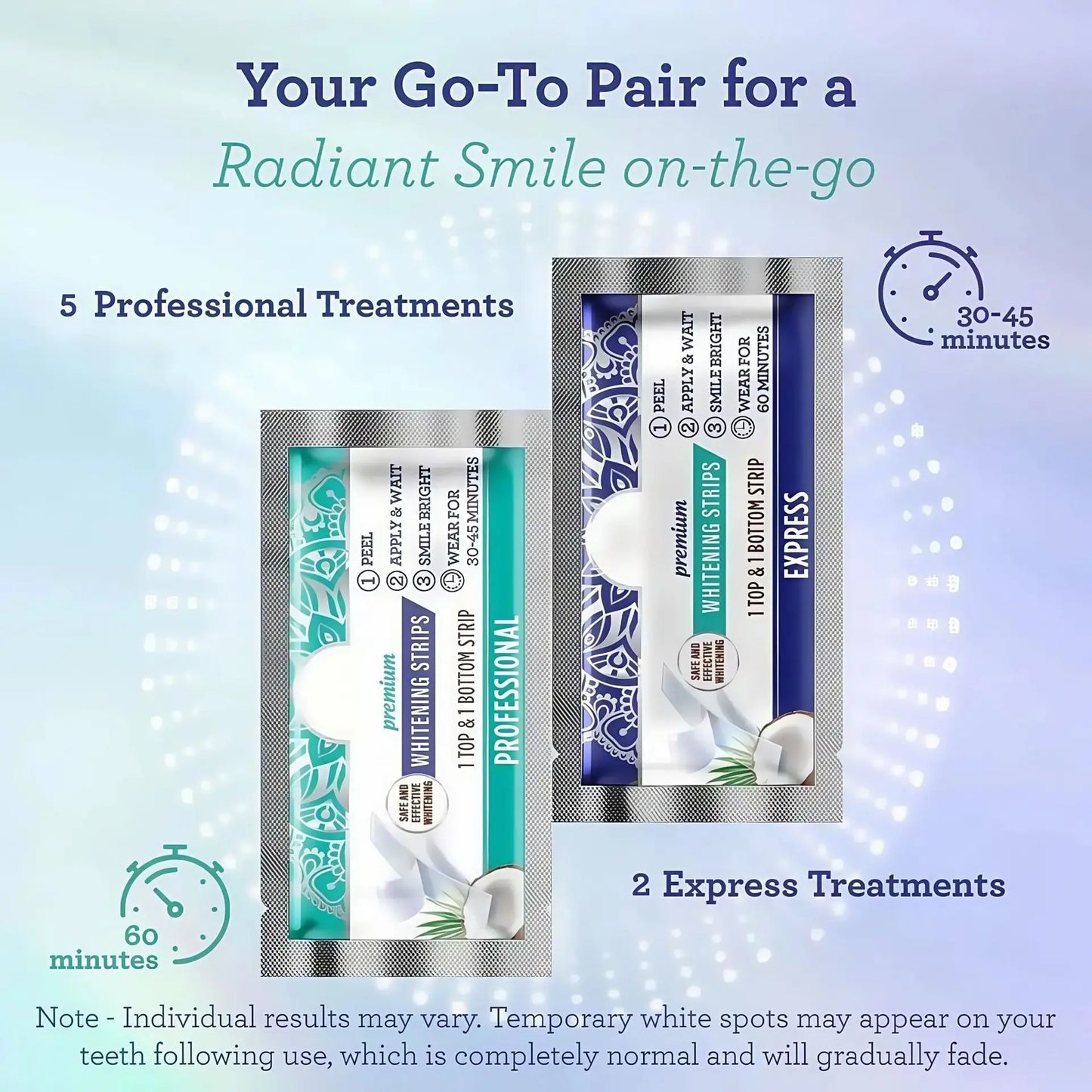 Natural Coconut Whitening Strips