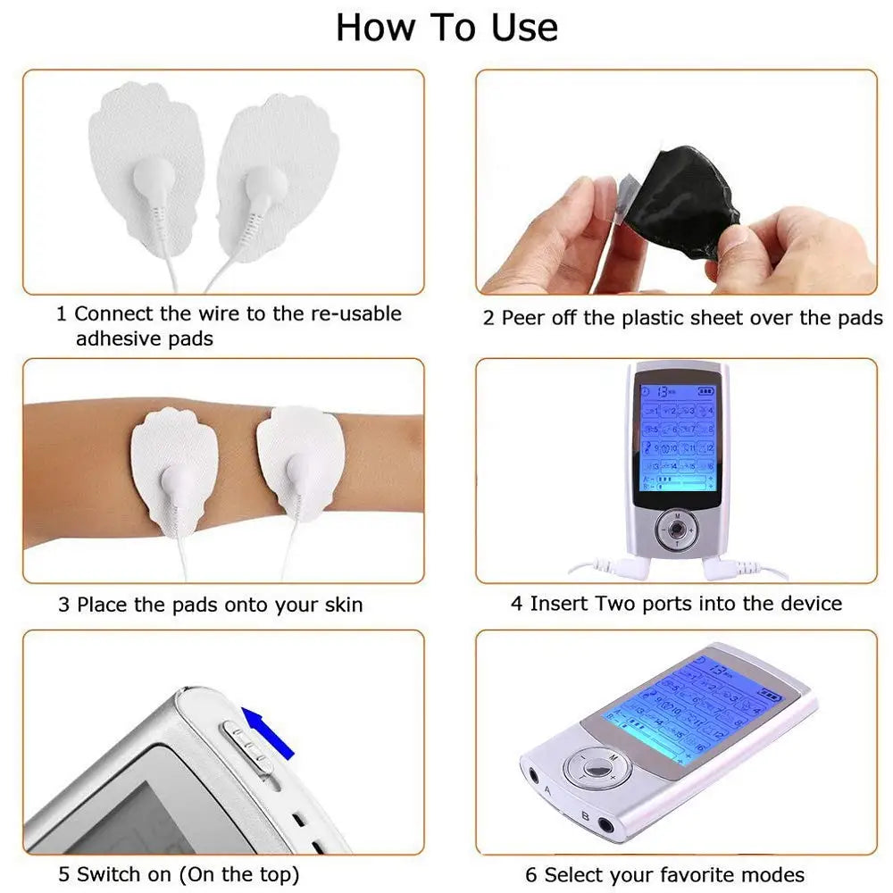 EMS Muscle Stimulator & TENS Therapy Device