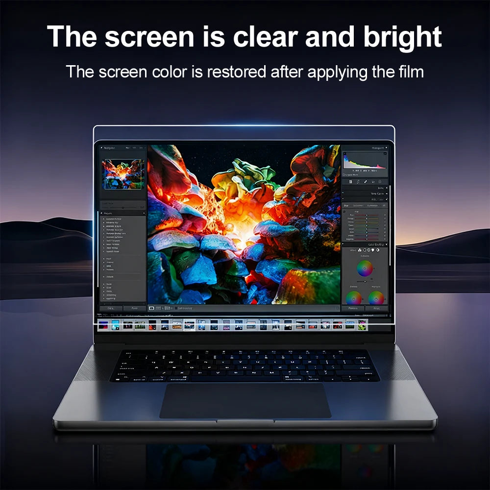 2 Pack Blue Light Blocking Macbook Screen Protector