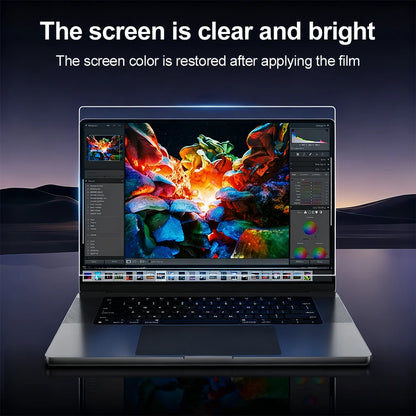 2 Pack Blue Light Blocking Macbook Screen Protector