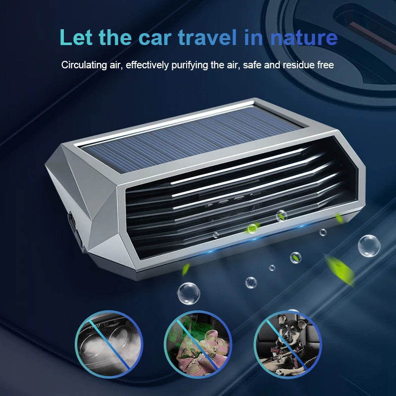 Solar-Powered Car Air Purifier