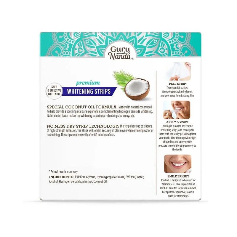 Natural Coconut Whitening Strips