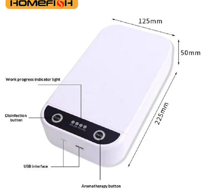UV Sanitiser & Wireless Charger Phone Box