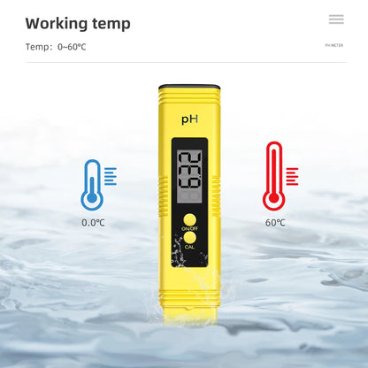 Digital pH Meter | Water Quality & Purity Tester