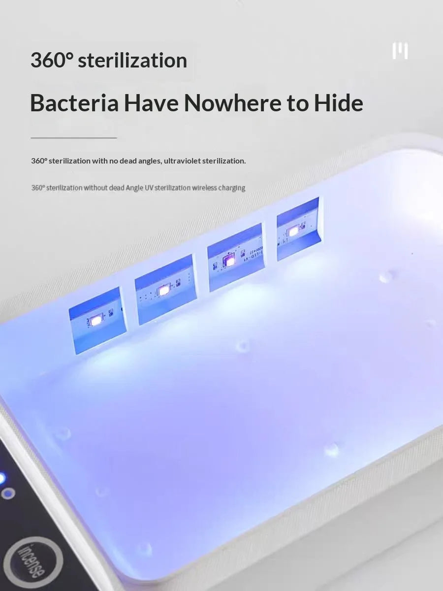UV Sanitiser & Wireless Charger Phone Box