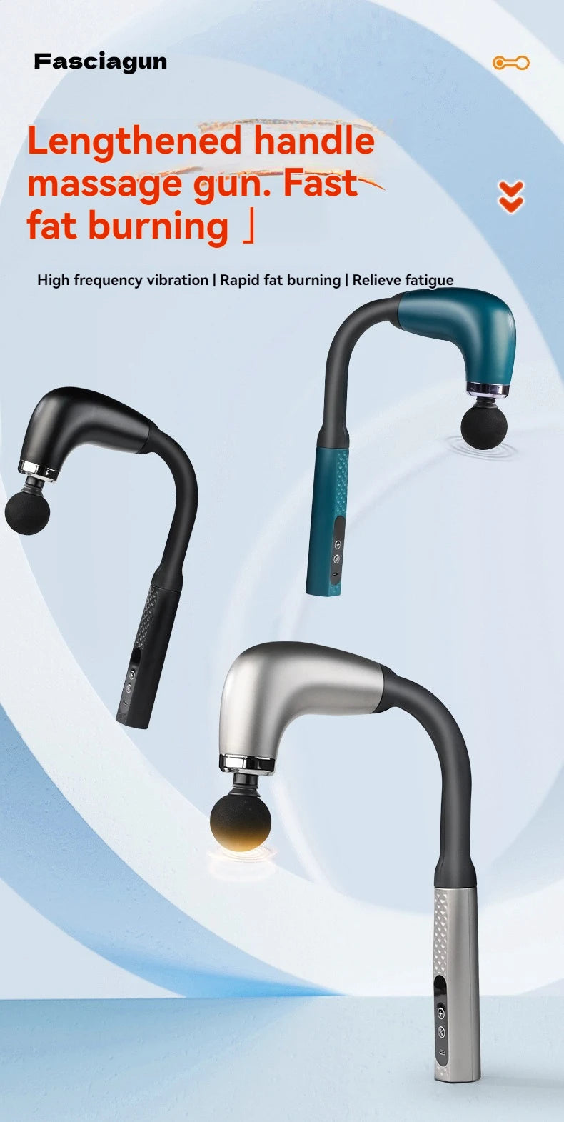 Back & Neck Deep Tissue Massage Gun