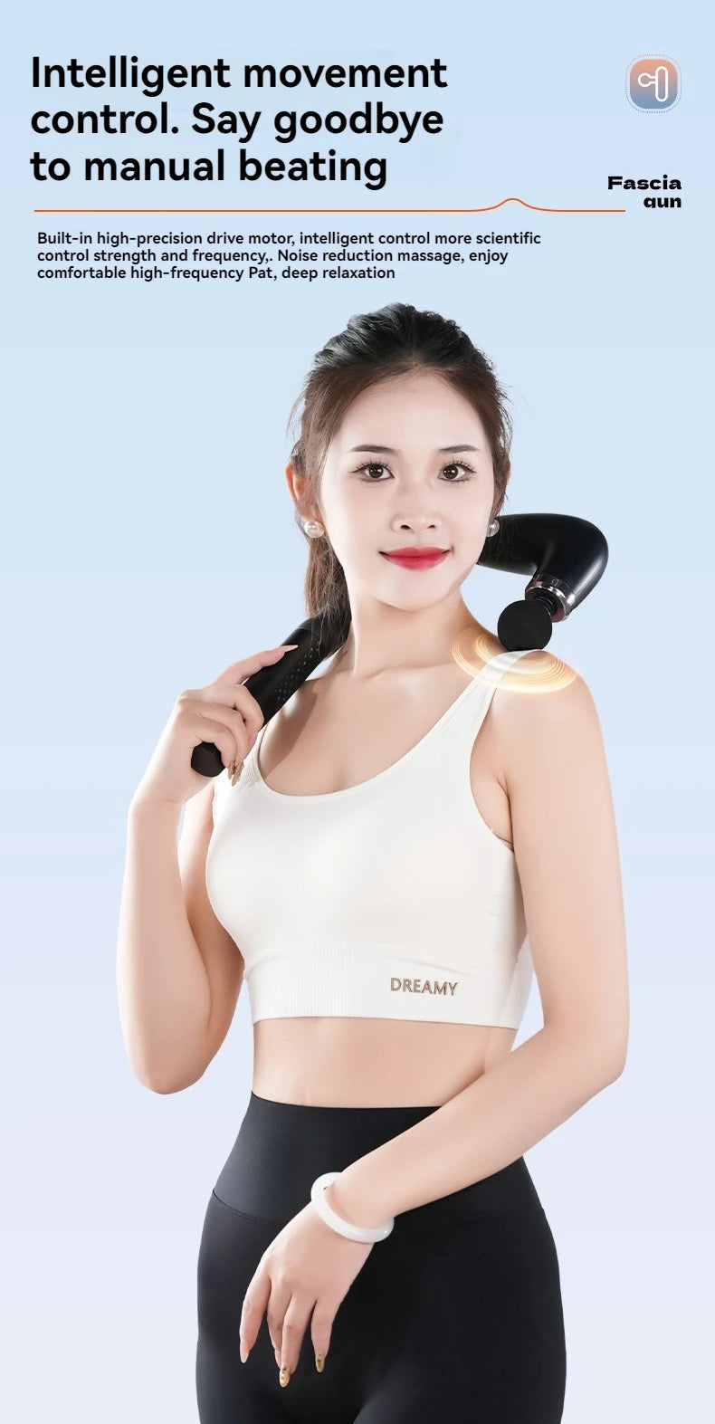 Back & Neck Deep Tissue Massage Gun