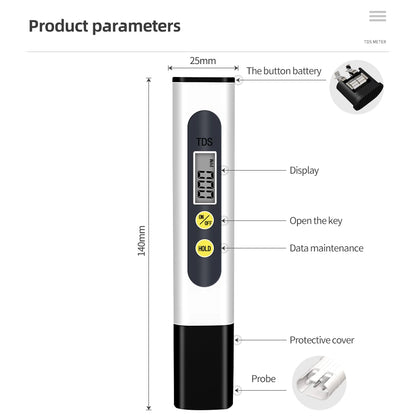 Digital pH Meter | Water Quality & Purity Tester