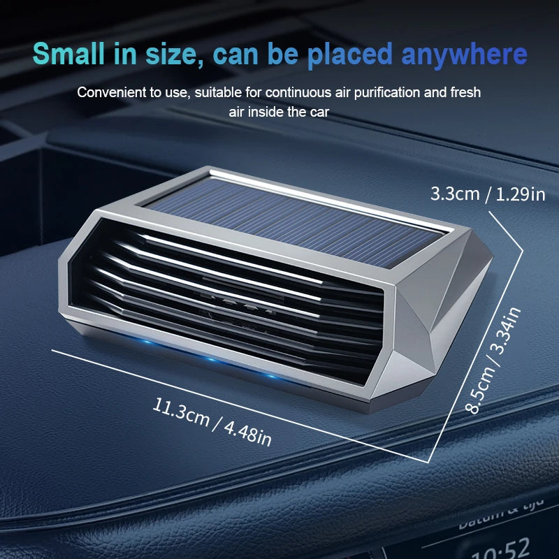 Solar-Powered Car Air Purifier