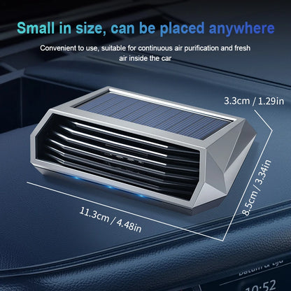 Solar-Powered Car Air Purifier