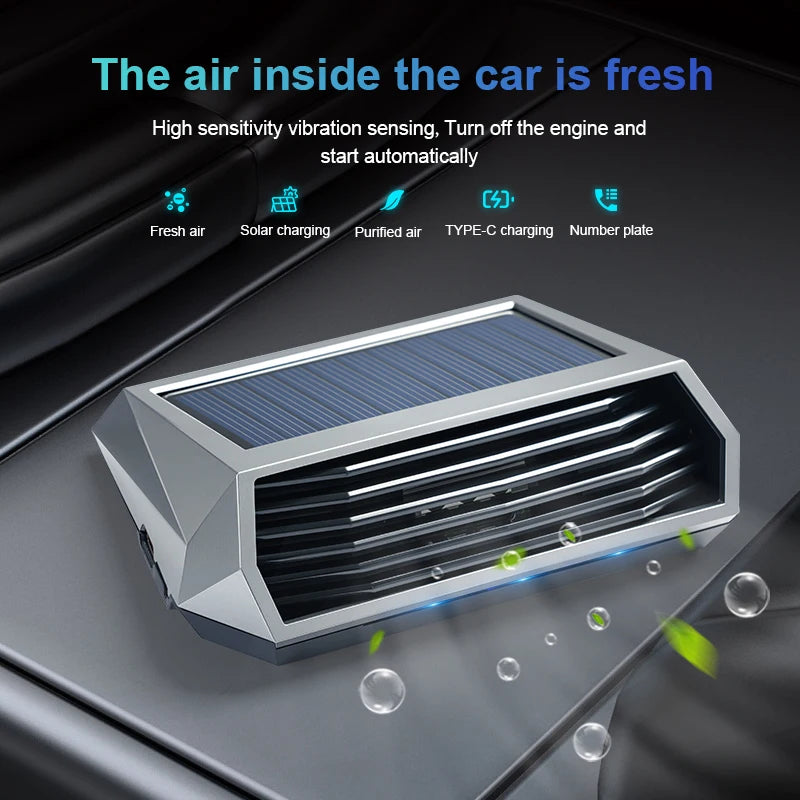 Solar-Powered Car Air Purifier