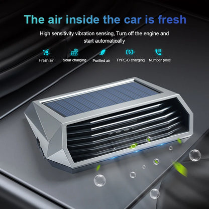Solar-Powered Car Air Purifier