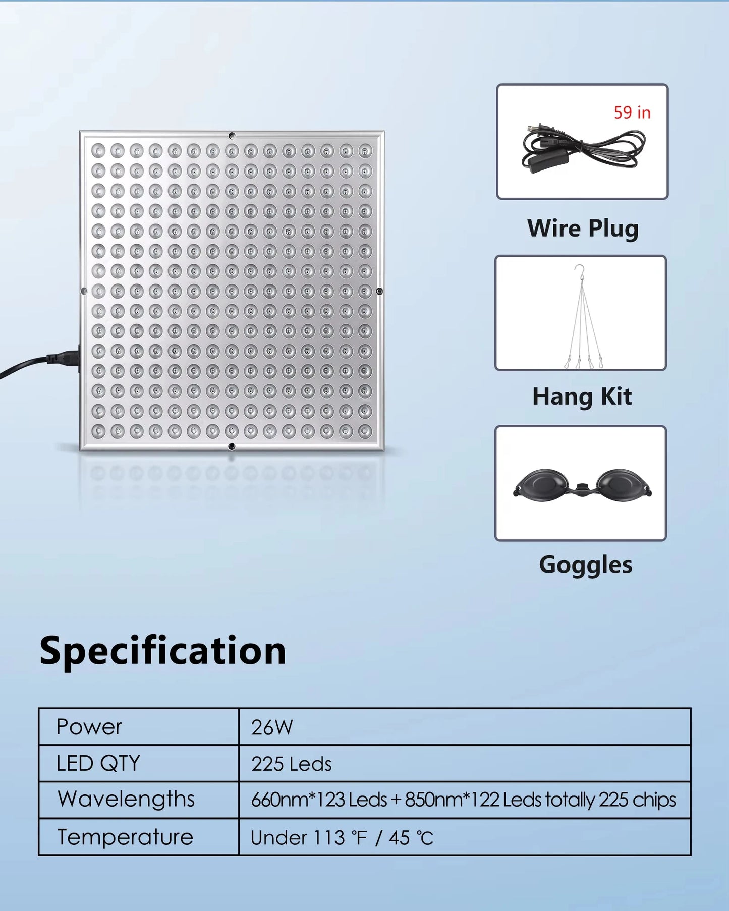 Red Light Therapy Panel