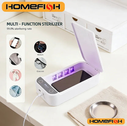 UV Sanitiser & Wireless Charger Phone Box