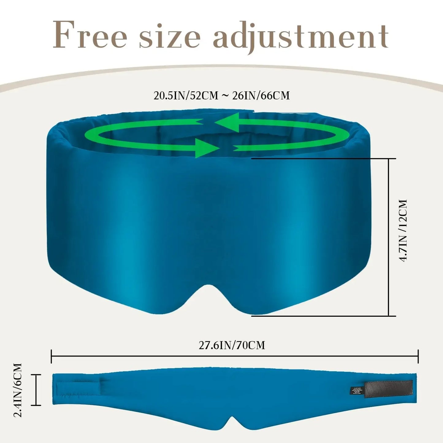 100% Mulberry Silk Blockout Sleeping Mask