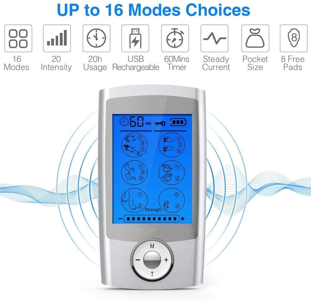 EMS Muscle Stimulator & TENS Therapy Device