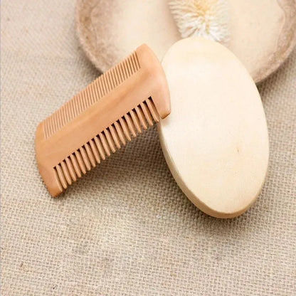 Boar Bristle Beard Brush & Comb Kit