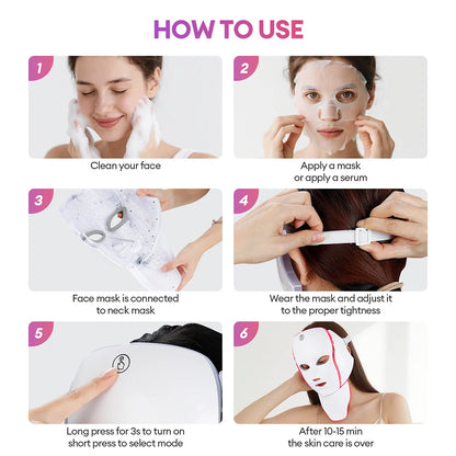 LED Light Therapy Face Mask