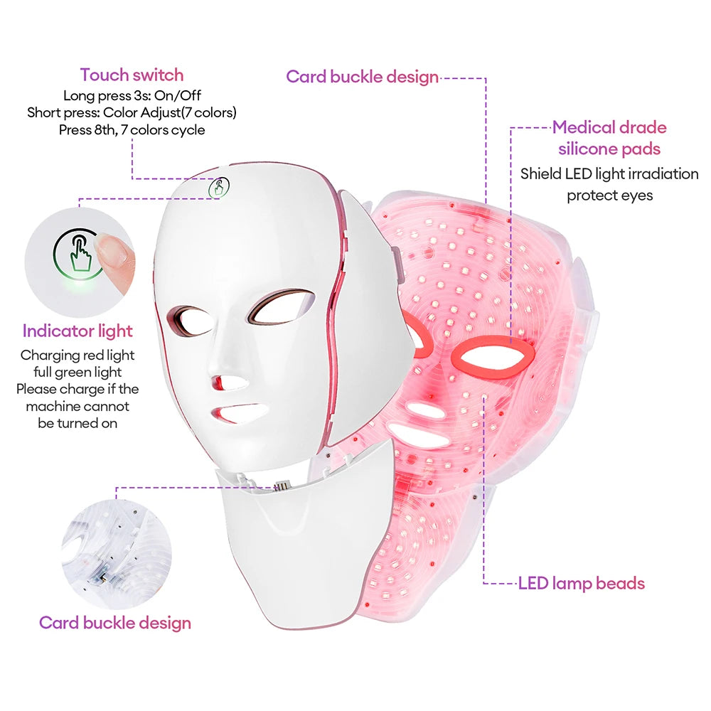 LED Light Therapy Face Mask
