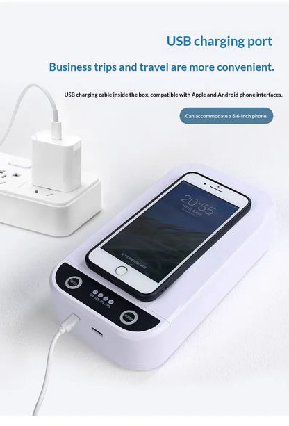 UV Sanitiser & Wireless Charger Phone Box
