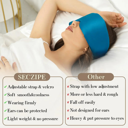 100% Mulberry Silk Blockout Sleeping Mask