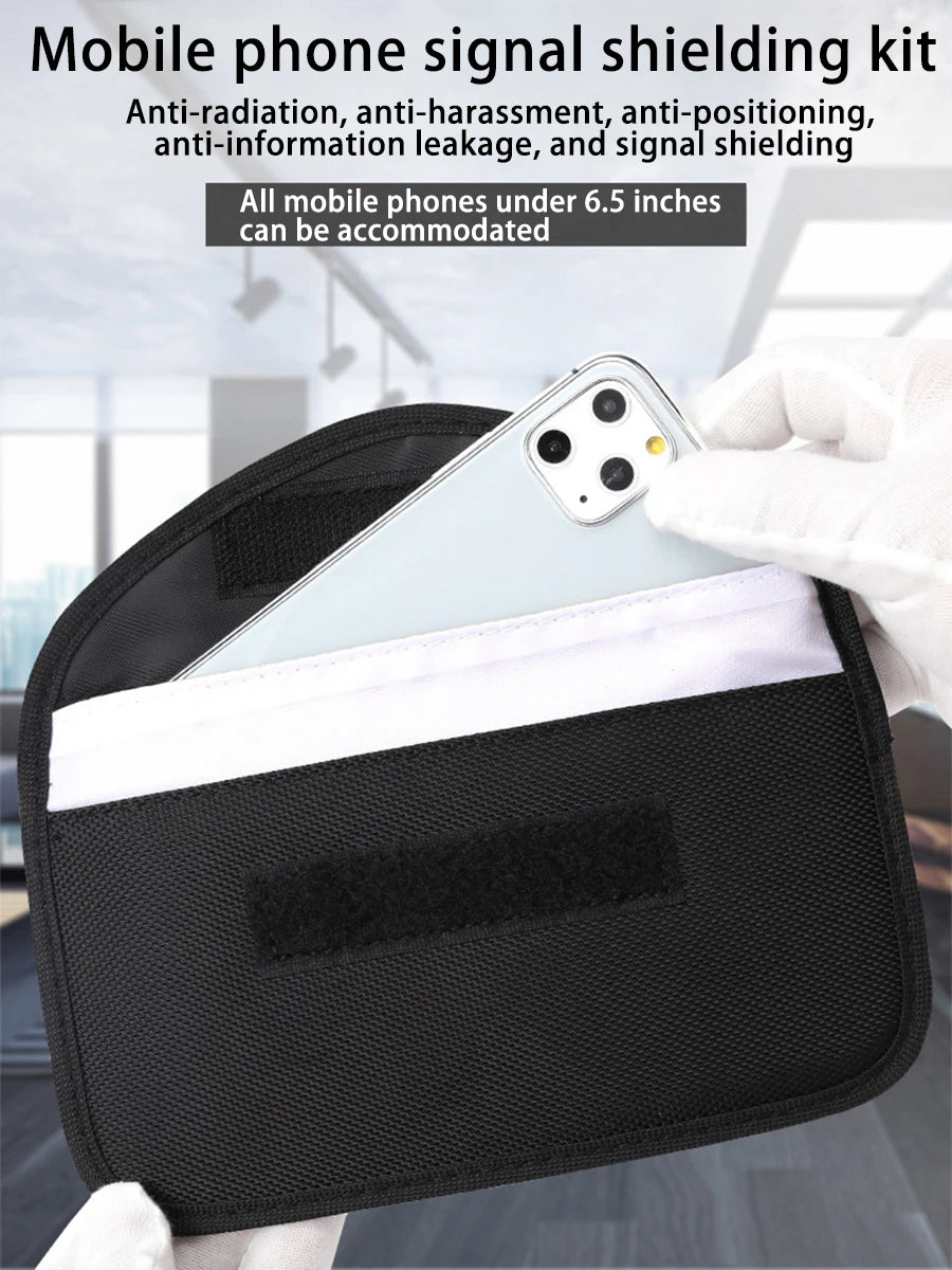 RFID Signal Blocker Faraday Phone Pouch