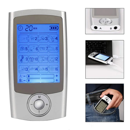 EMS Muscle Stimulator & TENS Therapy Device