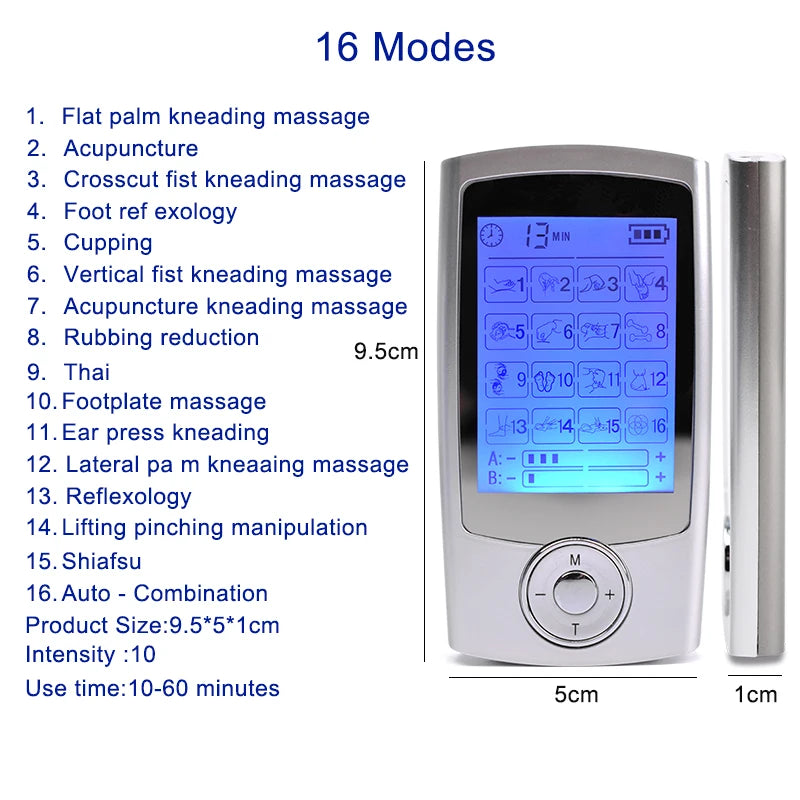 EMS Muscle Stimulator & TENS Therapy Device