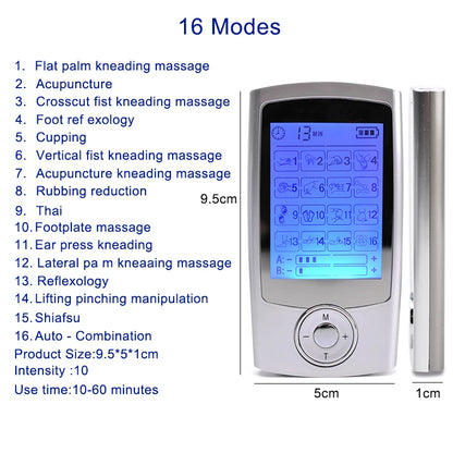 EMS Muscle Stimulator & TENS Therapy Device