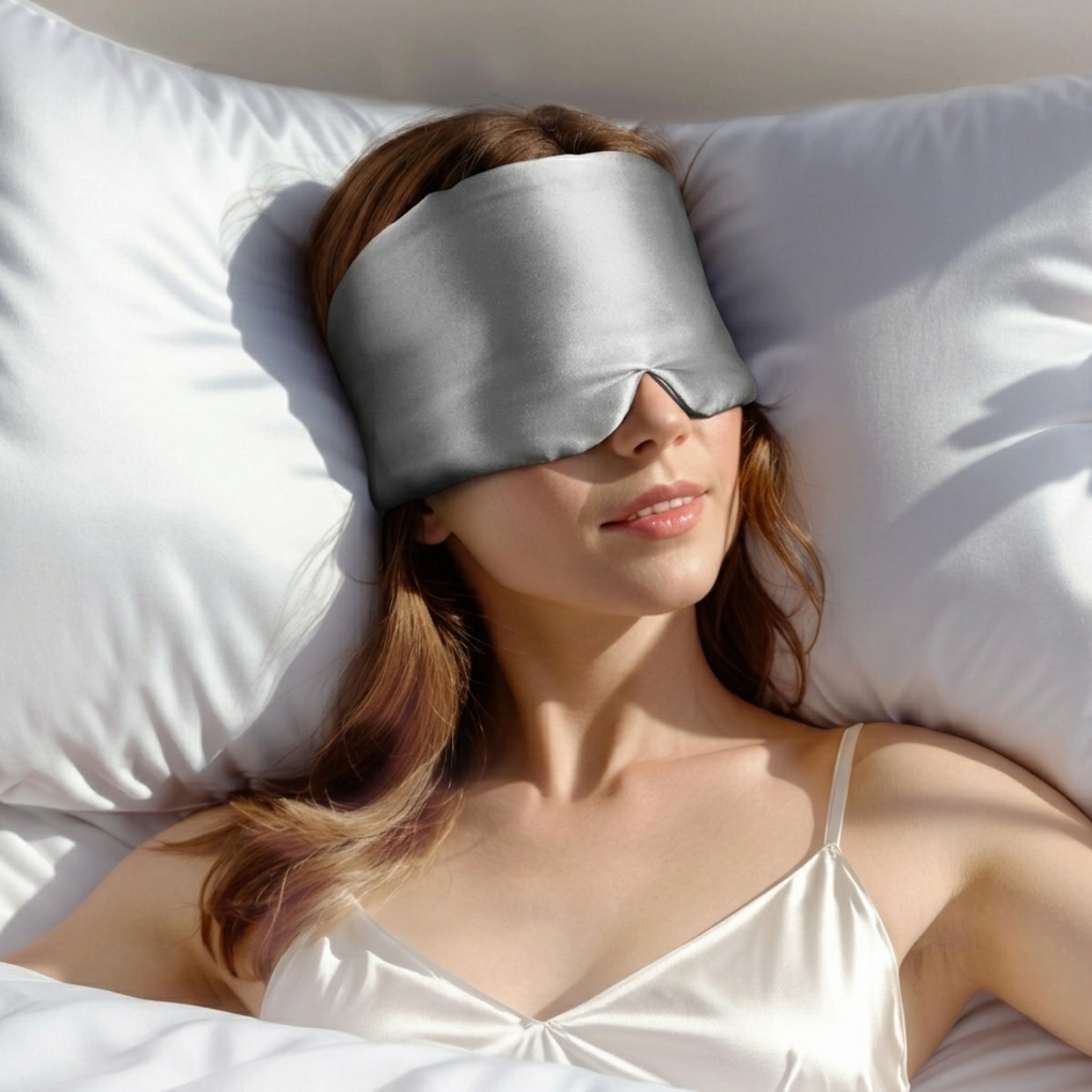 100% Mulberry Silk Blockout Sleeping Mask